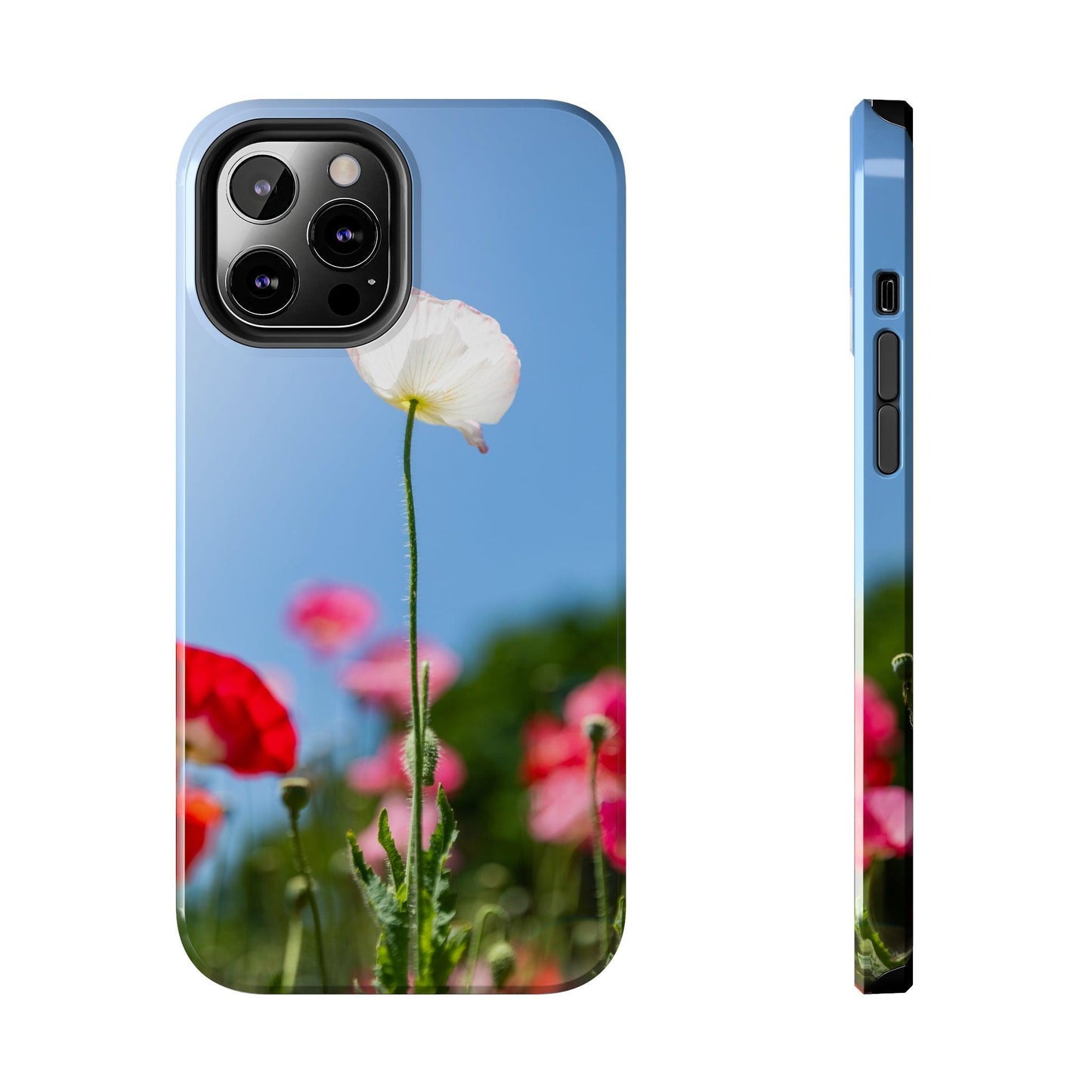 White Poppy iPhone Case - Departures Print Shop
