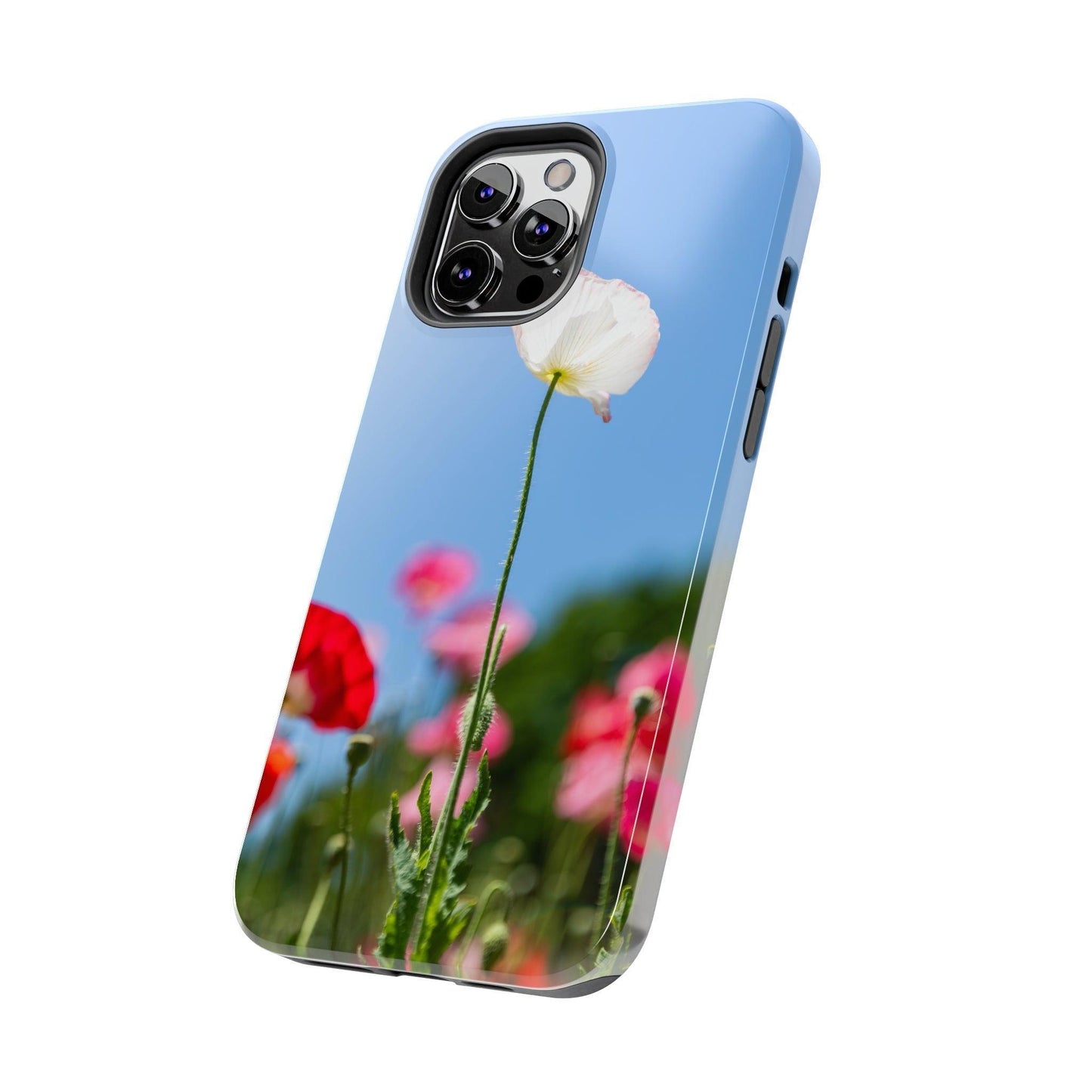 White Poppy iPhone Case - Departures Print Shop