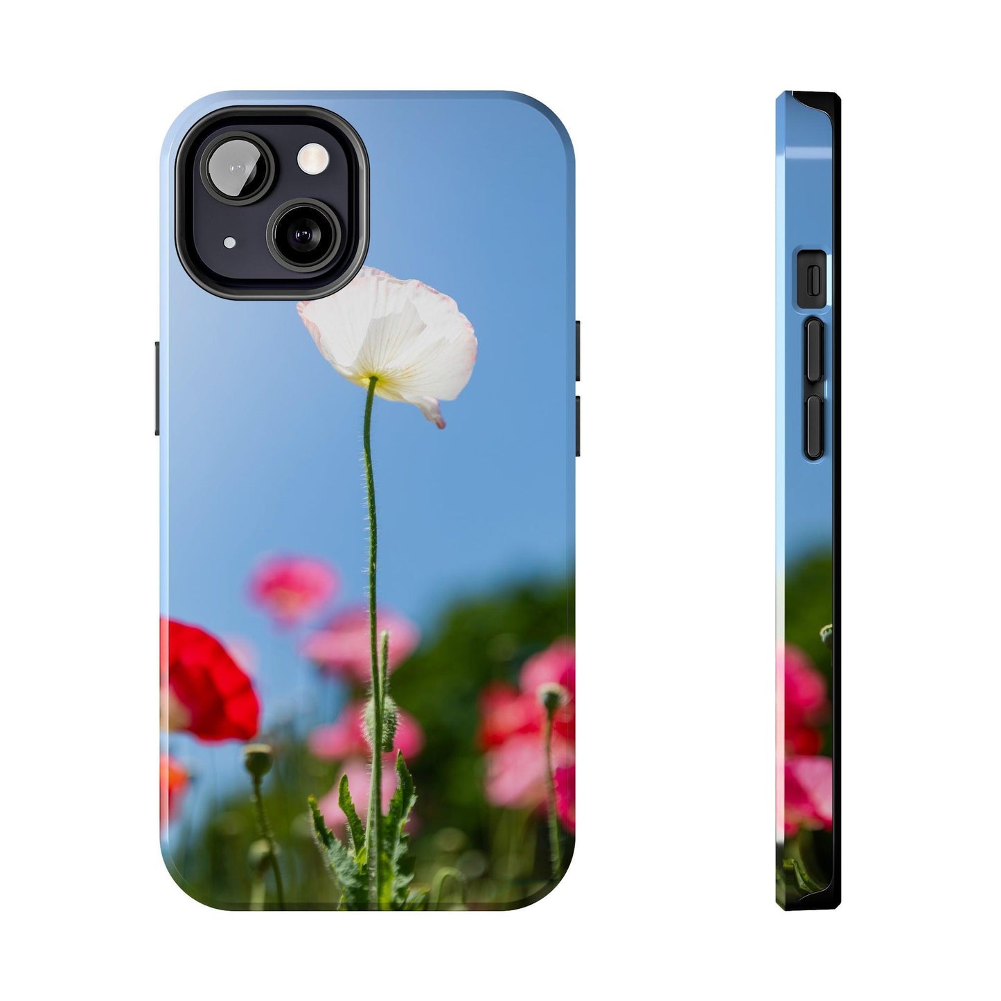 White Poppy iPhone Case - Departures Print Shop