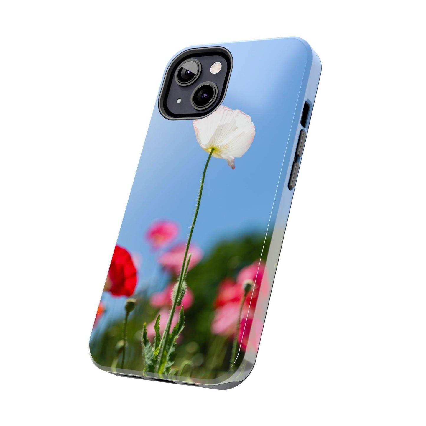 White Poppy iPhone Case - Departures Print Shop
