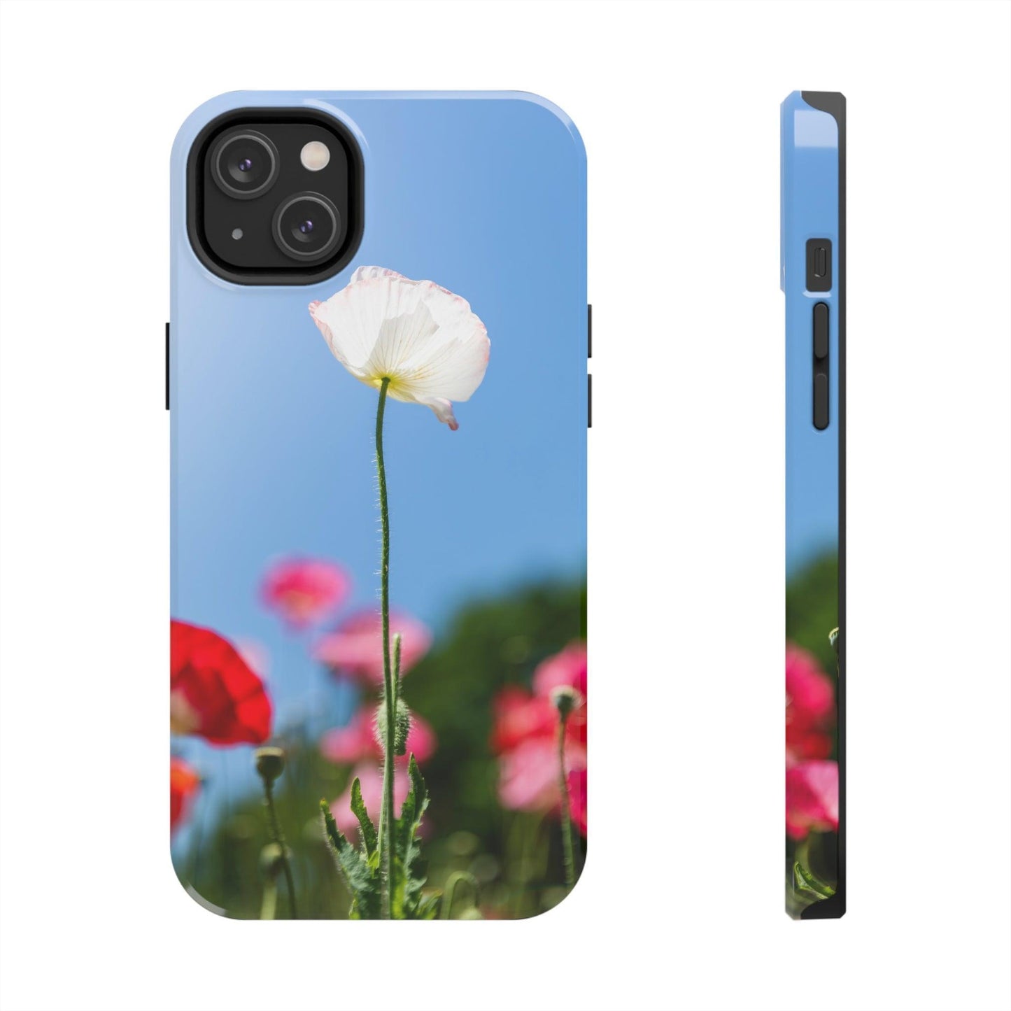White Poppy iPhone Case - Departures Print Shop