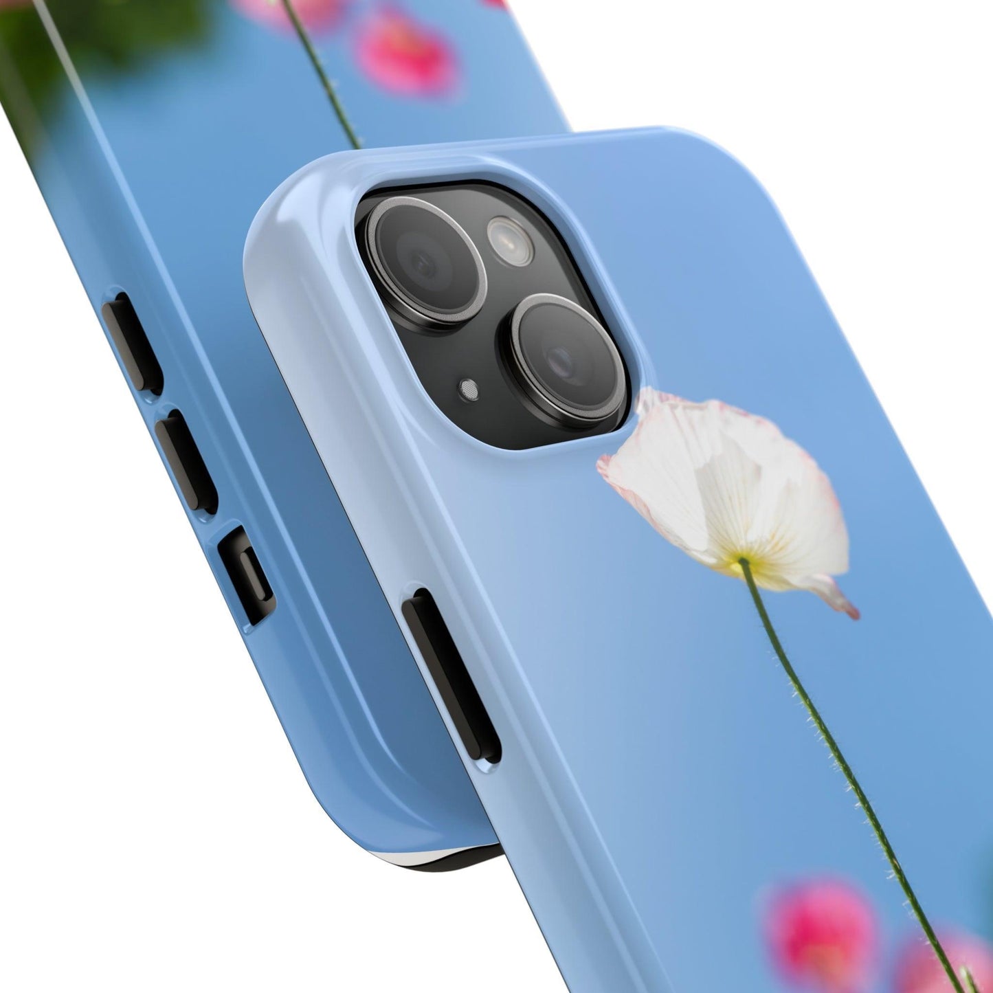 White Poppy iPhone Case - Departures Print Shop