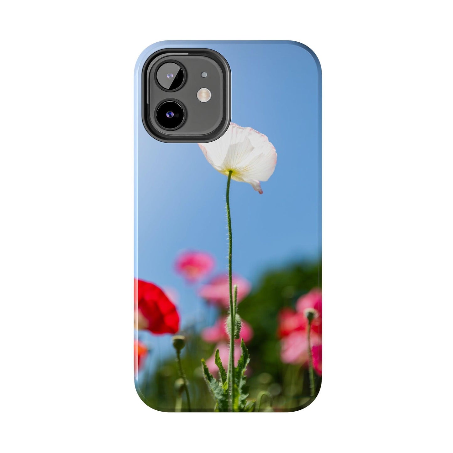 White Poppy iPhone Case - Departures Print Shop