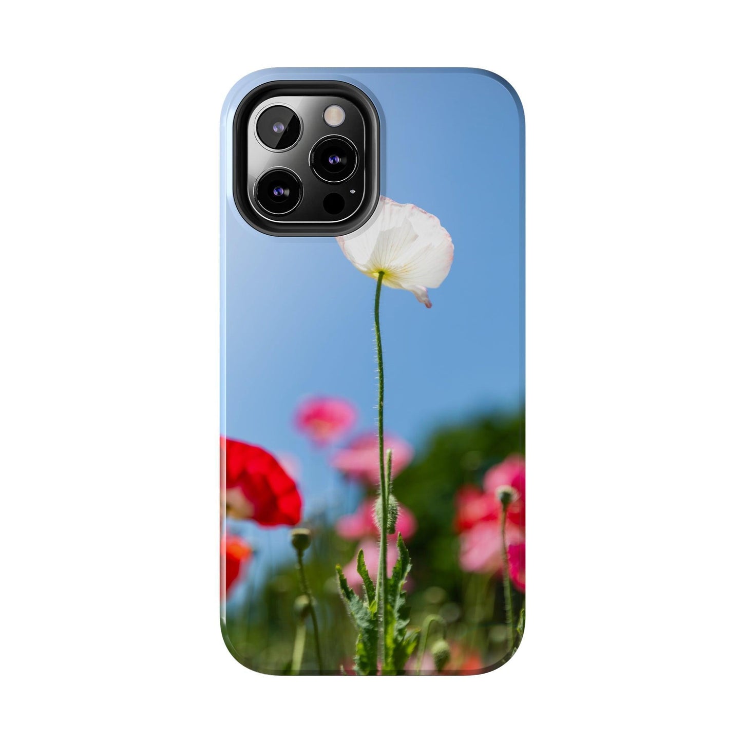 White Poppy iPhone Case - Departures Print Shop