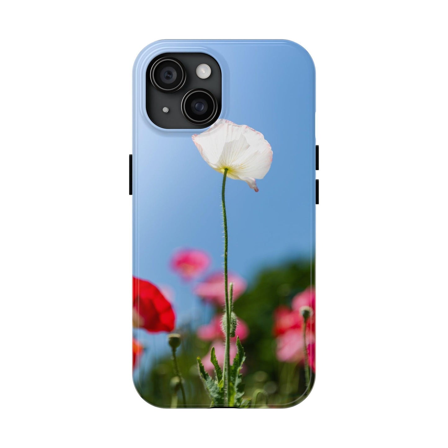 White Poppy iPhone Case - Departures Print Shop