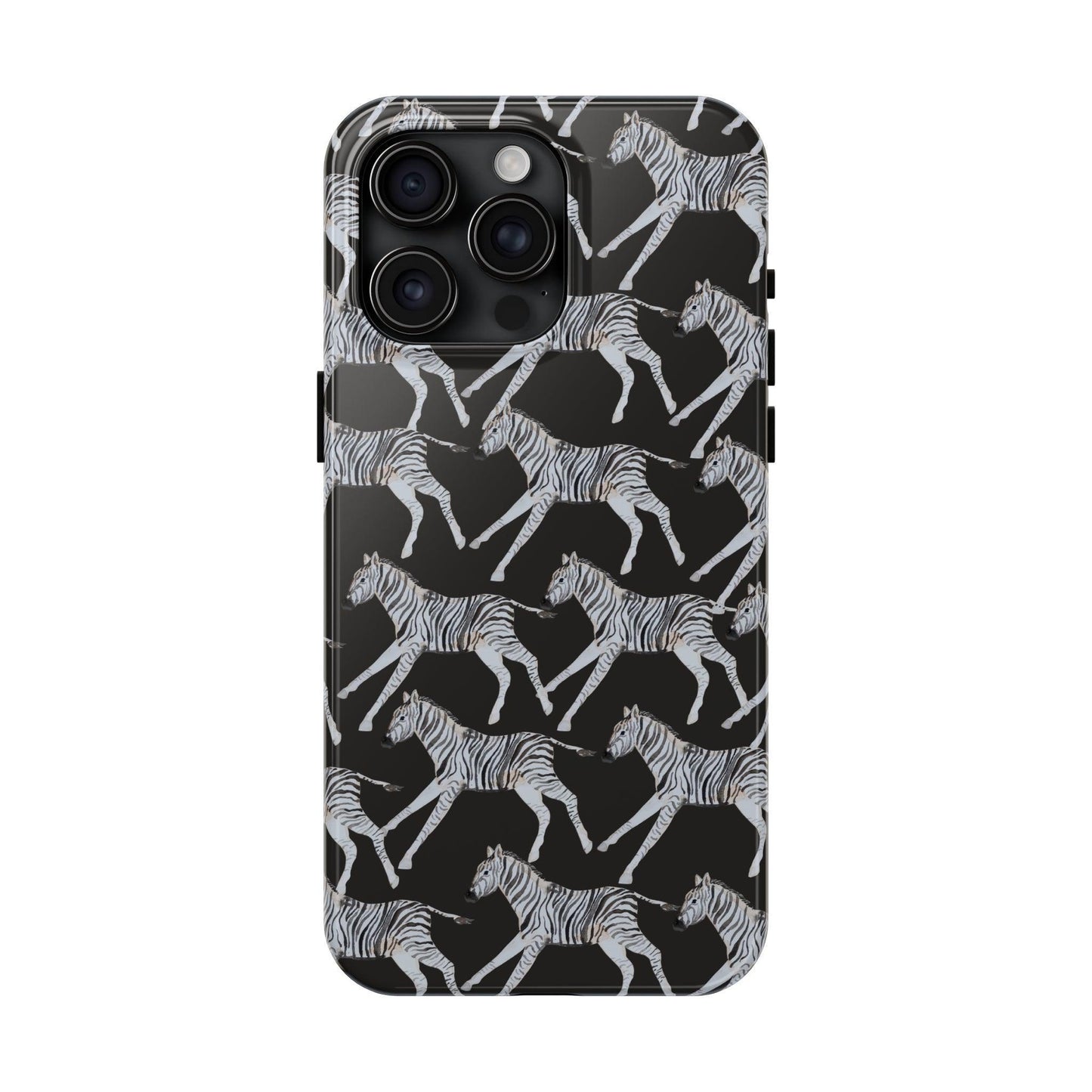 Zebra Print Phone Case - Departures Print Shop