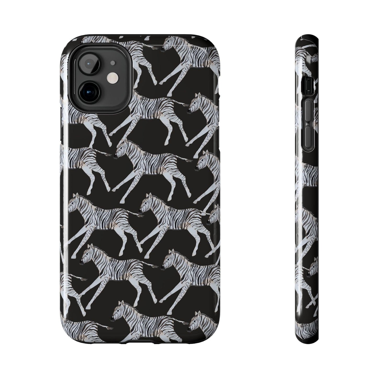 Zebra Print Phone Case - Departures Print Shop