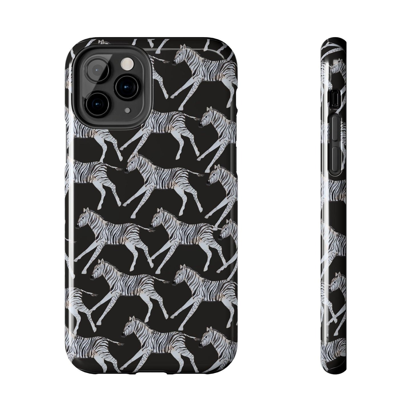Zebra Print Phone Case - Departures Print Shop