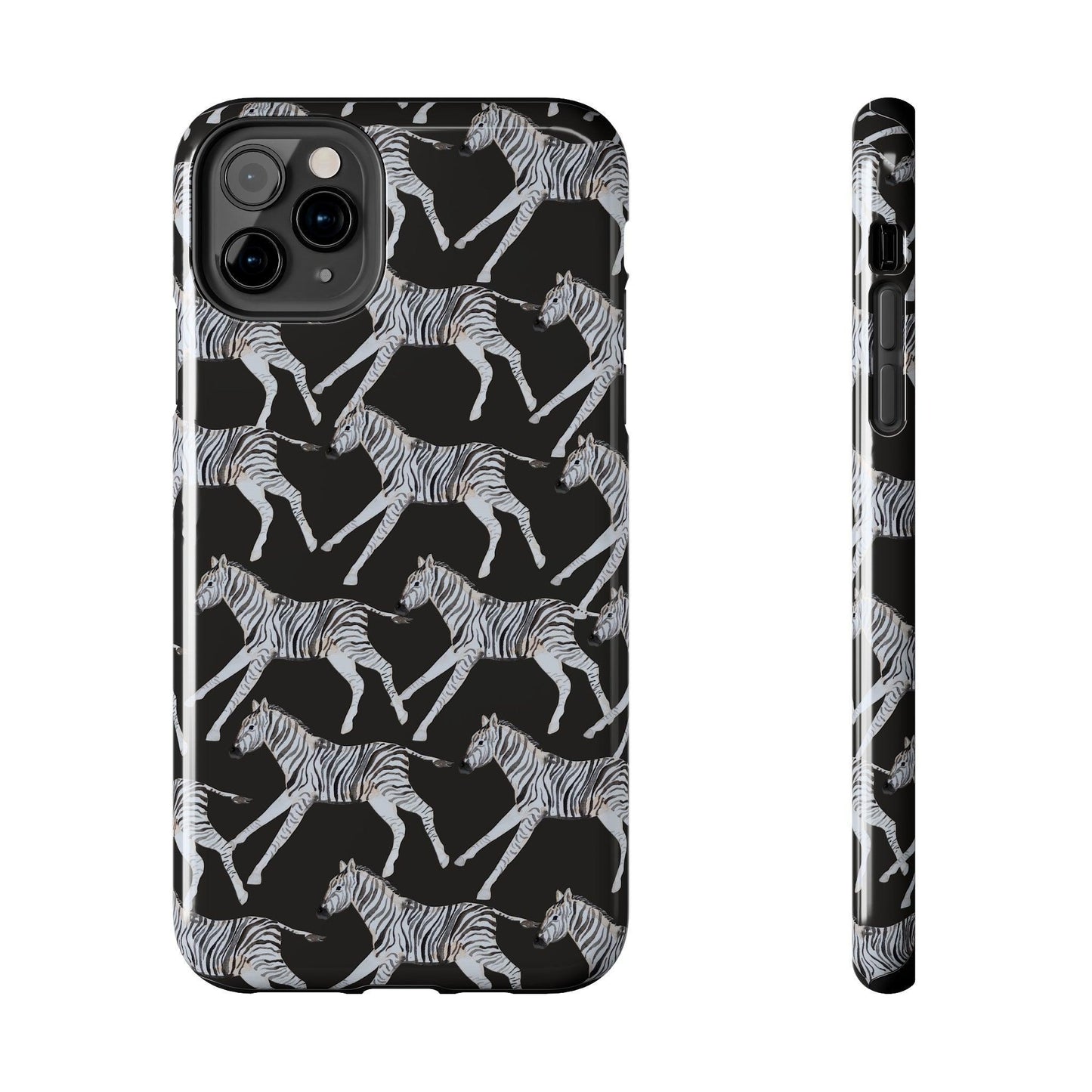 Zebra Print Phone Case - Departures Print Shop