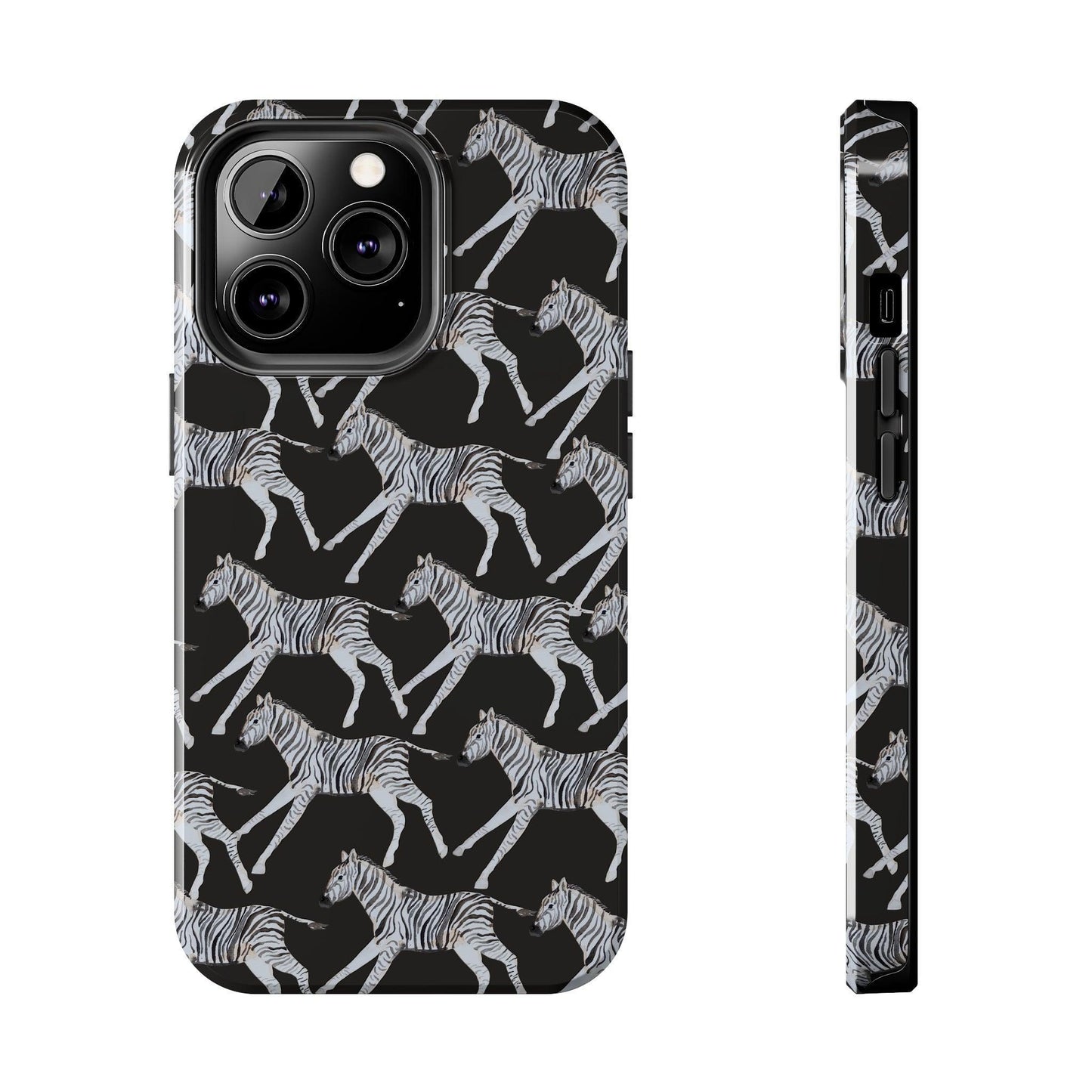 Zebra Print Phone Case - Departures Print Shop