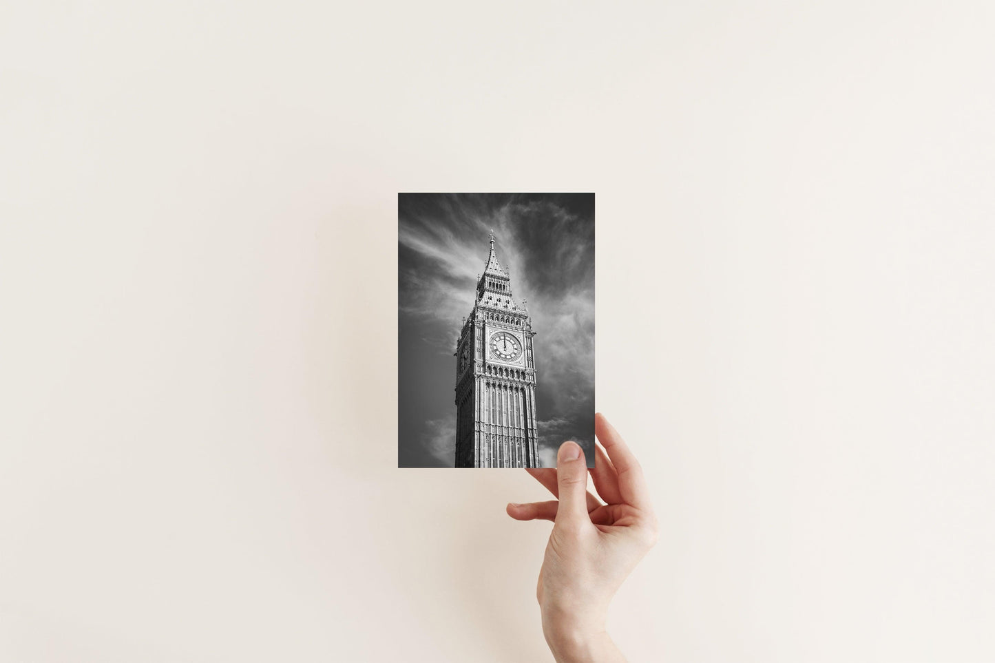 Black and White Big Ben | London Print - Departures Print Shop