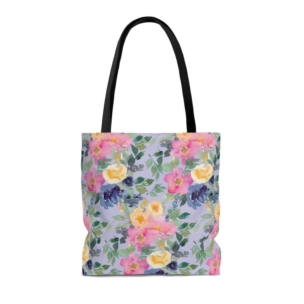 In The Garden | Floral Print Tote Bag - Departures Print Shop