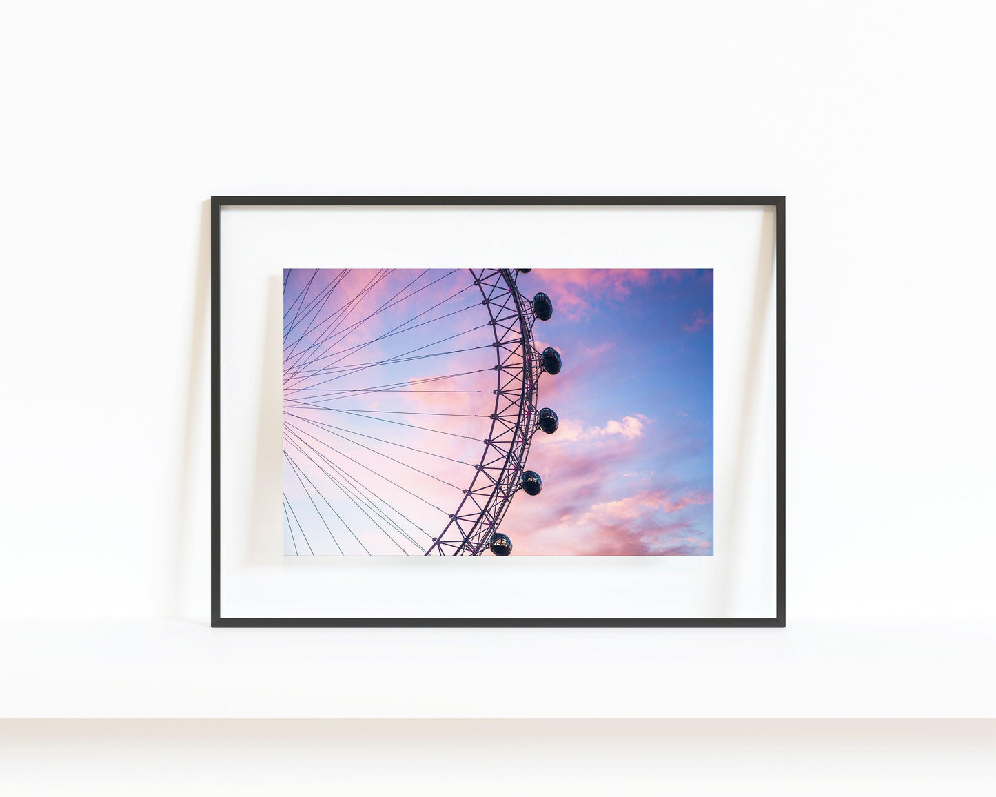 London Eye Cotton Candy Skies | London Print - Departures Print Shop