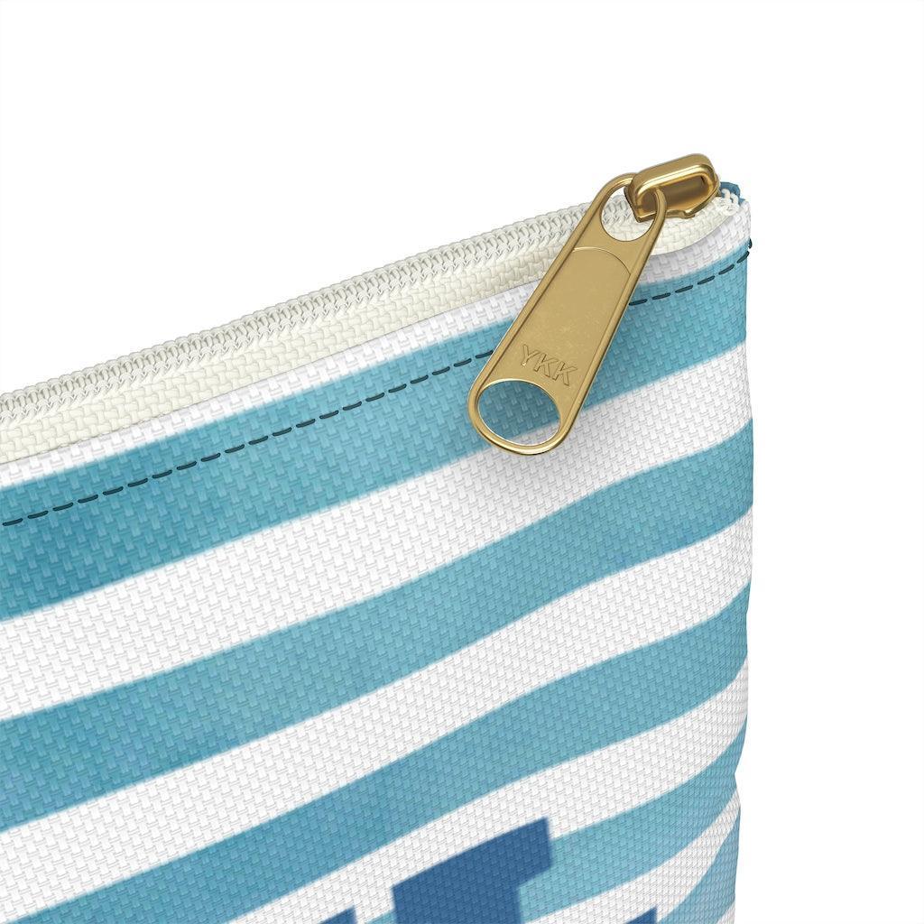 Ocean Blue | Striped Tote Bag - Departures Print Shop