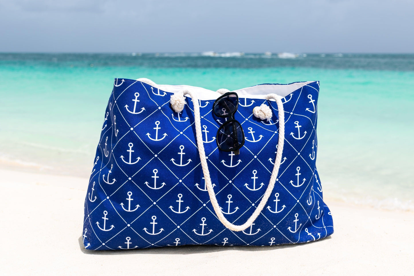 Sail Away | Anchor Beach Bag - Departures Print Shop
