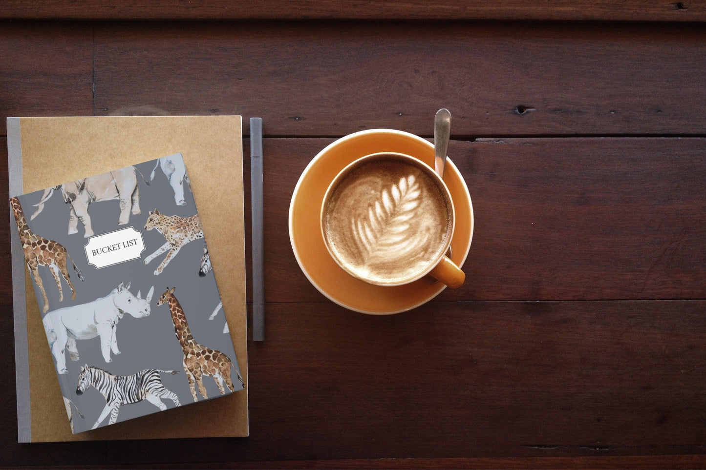 Tanzania Bucket List | Animal Print Notebook - Departures Print Shop