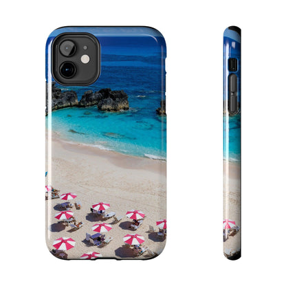 Bermuda Beach Umbrellas Phone Case