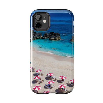 Bermuda Beach Umbrellas Phone Case