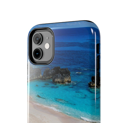 Bermuda Beach Umbrellas Phone Case