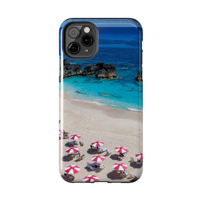 Bermuda Beach Umbrellas Phone Case