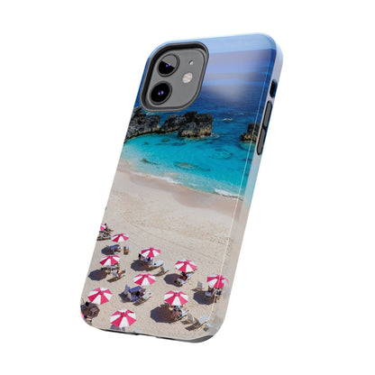 Bermuda Beach Umbrellas Phone Case