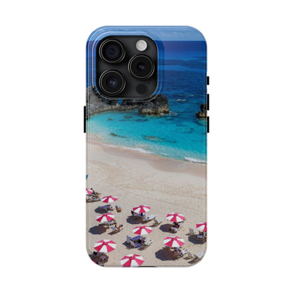 Bermuda Beach Umbrellas Phone Case