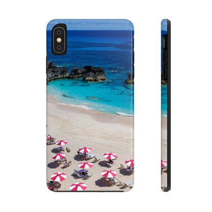 Bermuda Beach Umbrellas Phone Case