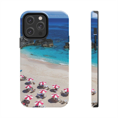 Bermuda Beach Umbrellas Phone Case