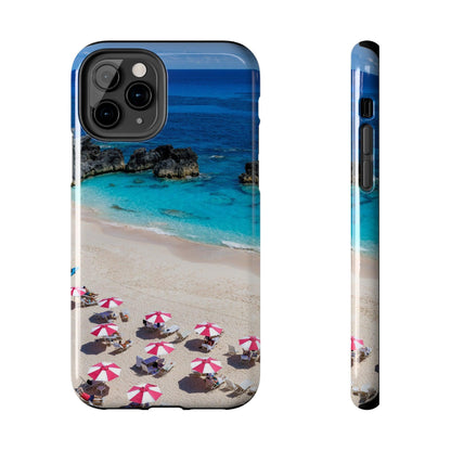 Bermuda Beach Umbrellas Phone Case