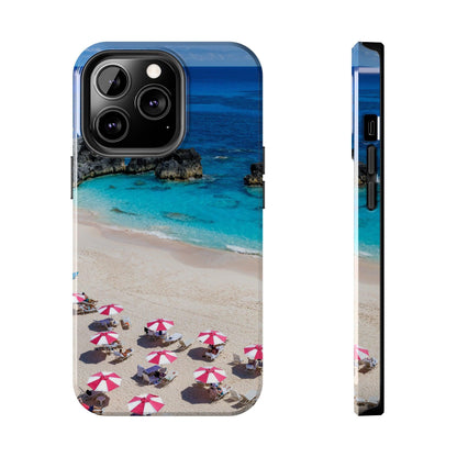 Bermuda Beach Umbrellas Phone Case