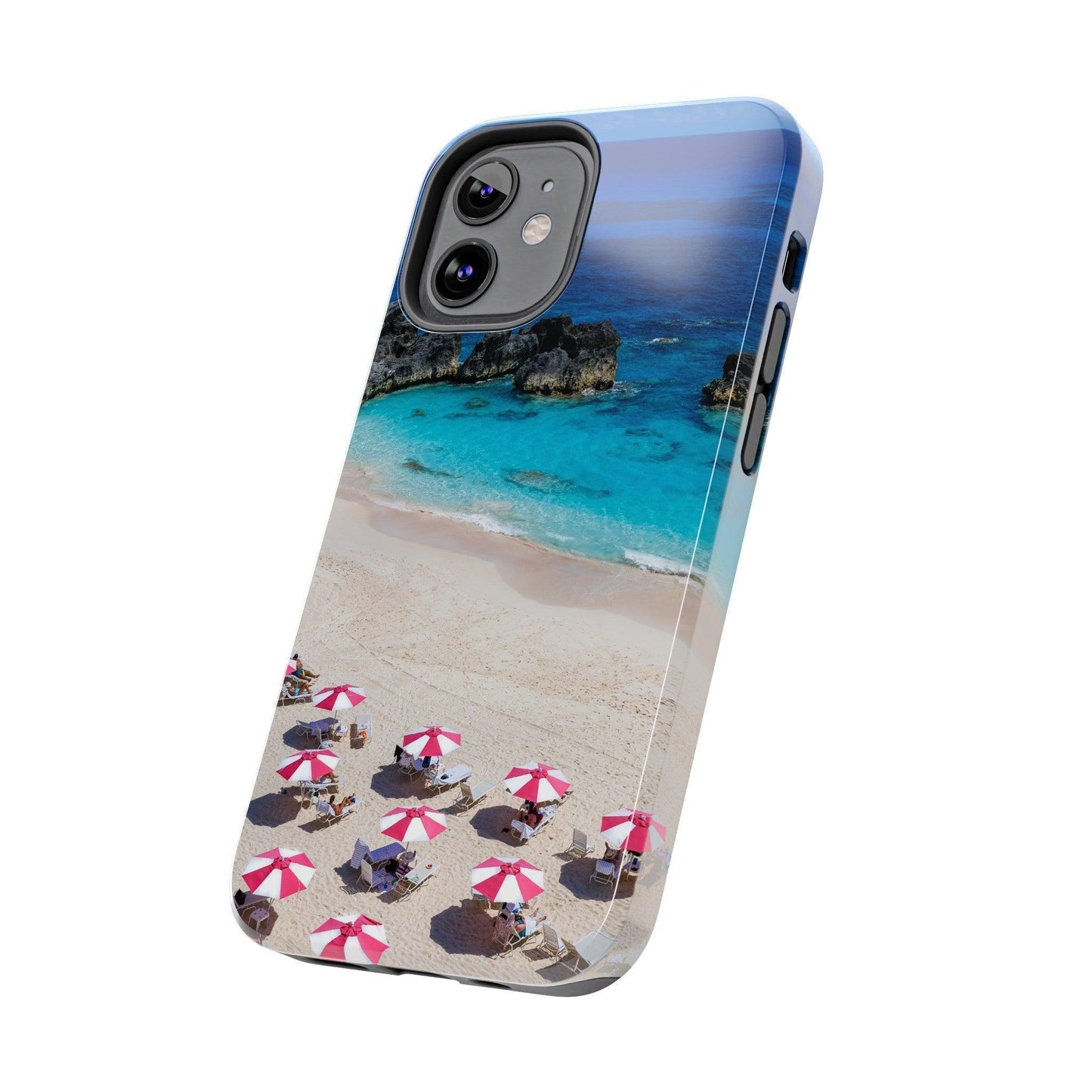 Bermuda Beach Umbrellas Phone Case