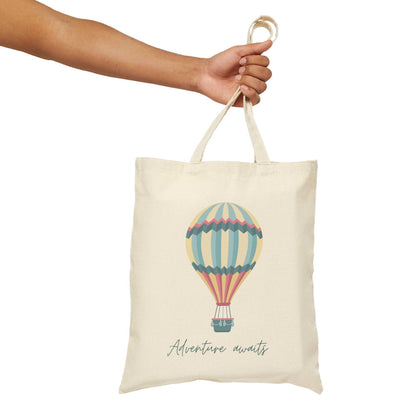 Adventure Awaits Canvas Tote Bag - Departures Print Shop