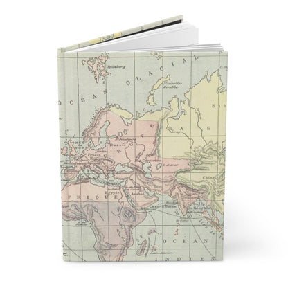 All Around The World Vintage Map Notebook - Departures Print Shop