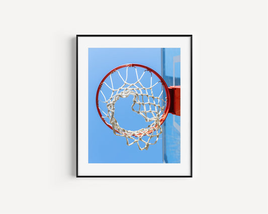 Basketball Hoop Print - Departures Print Shop