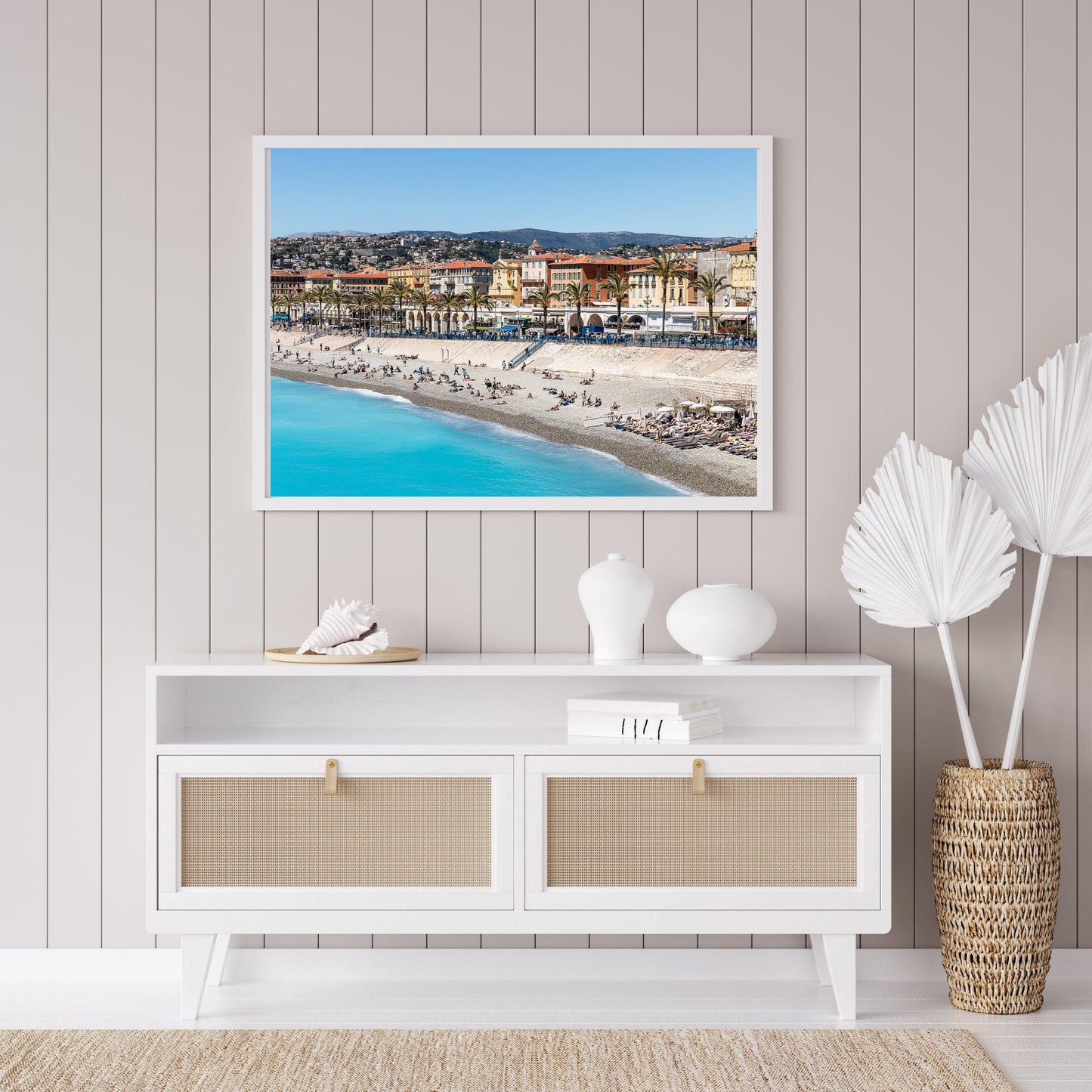 Beaches of Nice France II | French Riviera Photography Print - Departures Print Shop