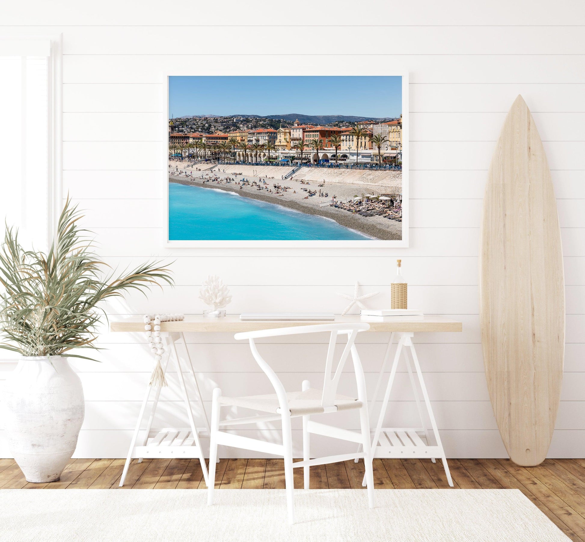 Beaches of Nice France II | French Riviera Photography Print - Departures Print Shop