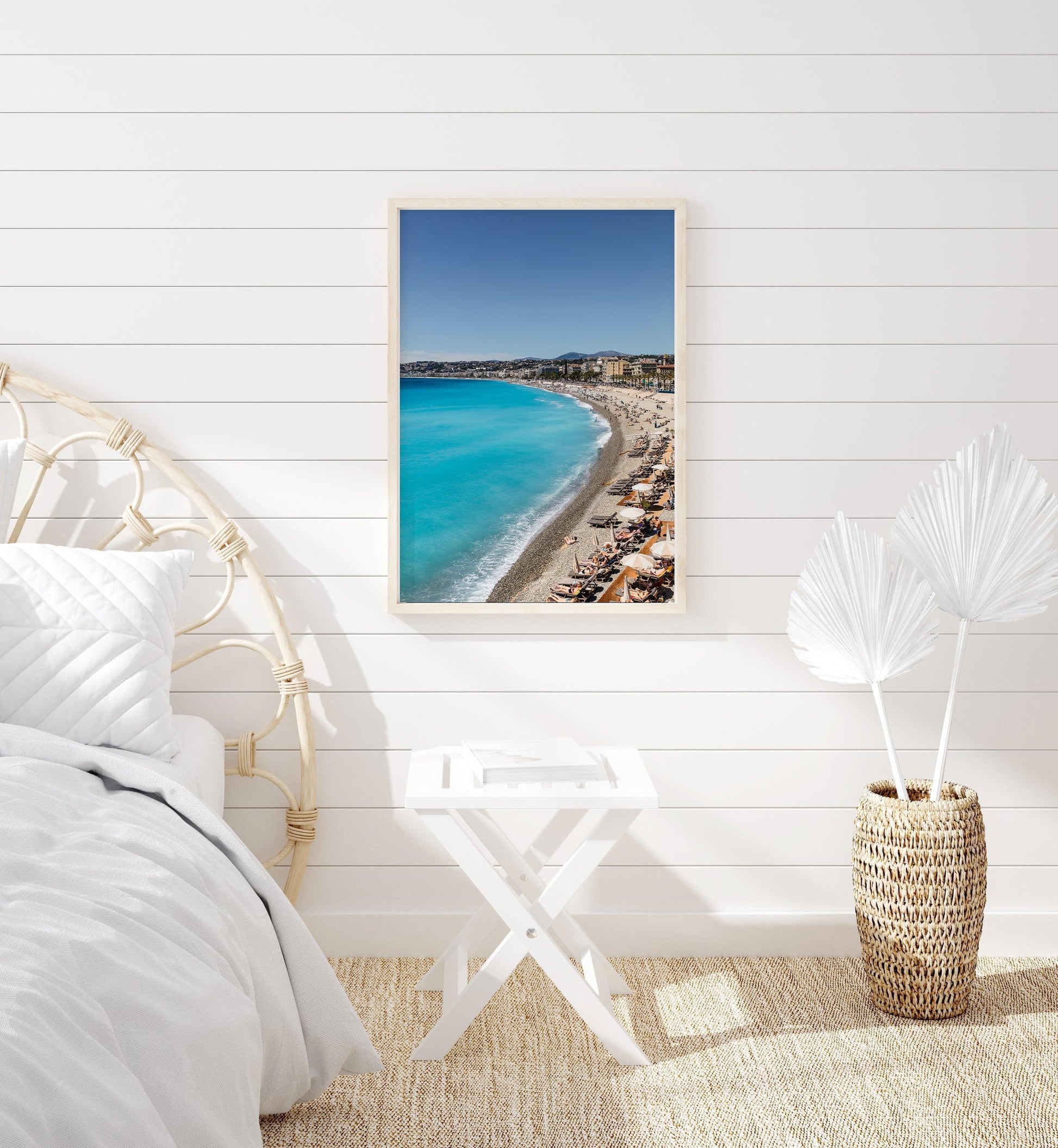 Beaches of Nice France III | French Riviera Photography Print - Departures Print Shop