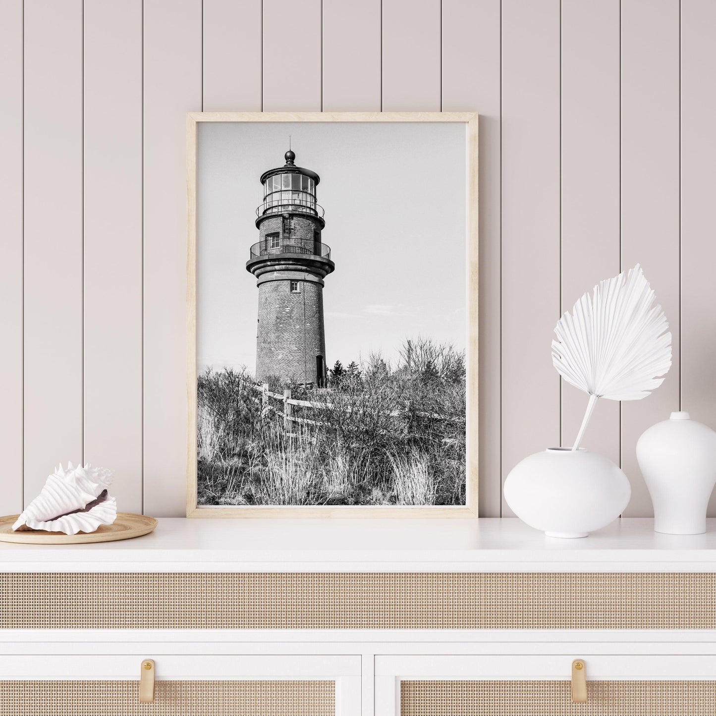 Black and White Gay Head Lighthouse Print - Departures Print Shop