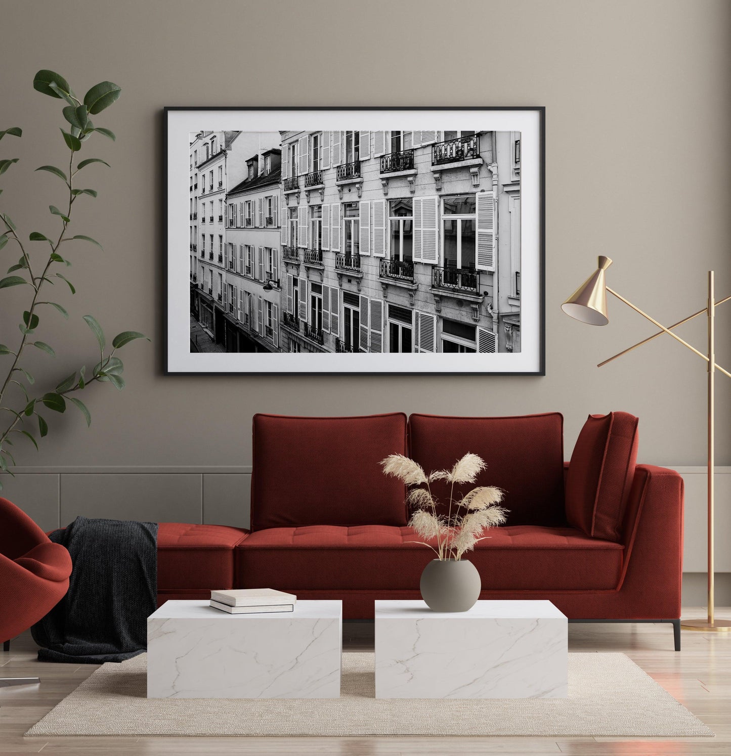 Black and White Paris Balcony Print | Paris Photography Print - Departures Print Shop