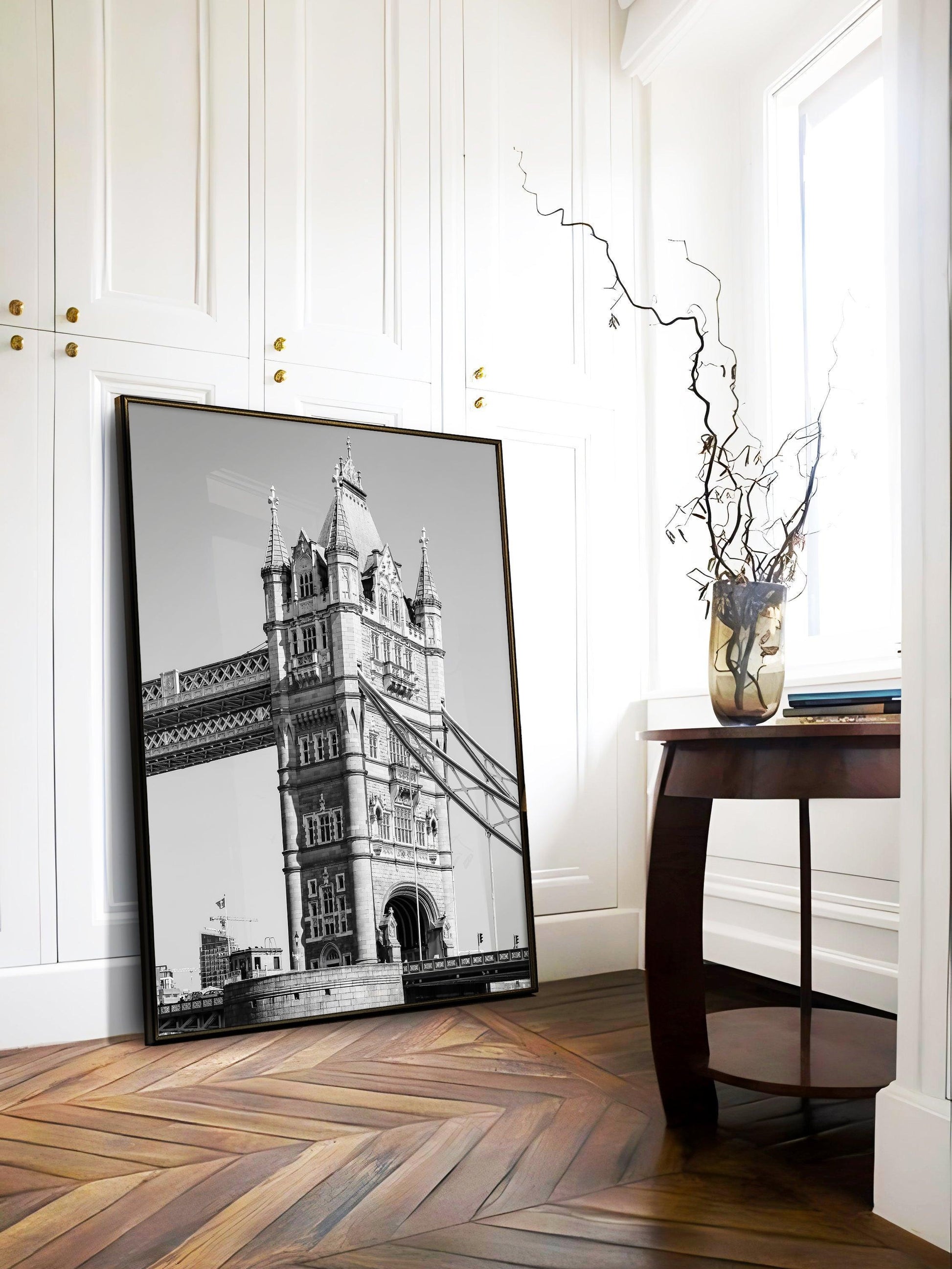 Black and White Tower Bridge Photography Print II | London Photography Print - Departures Print Shop