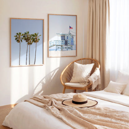 Neutral Palm Tree Print