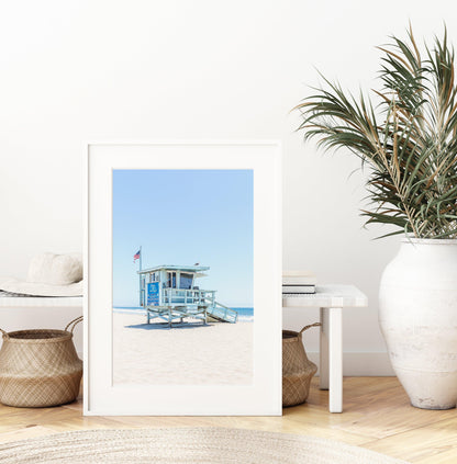 Lifeguard Station Beach Print II