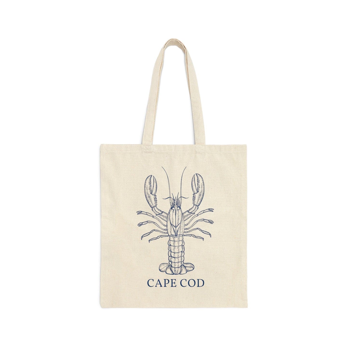 Cape Cod Lobster Canvas Tote Bag - Departures Print Shop