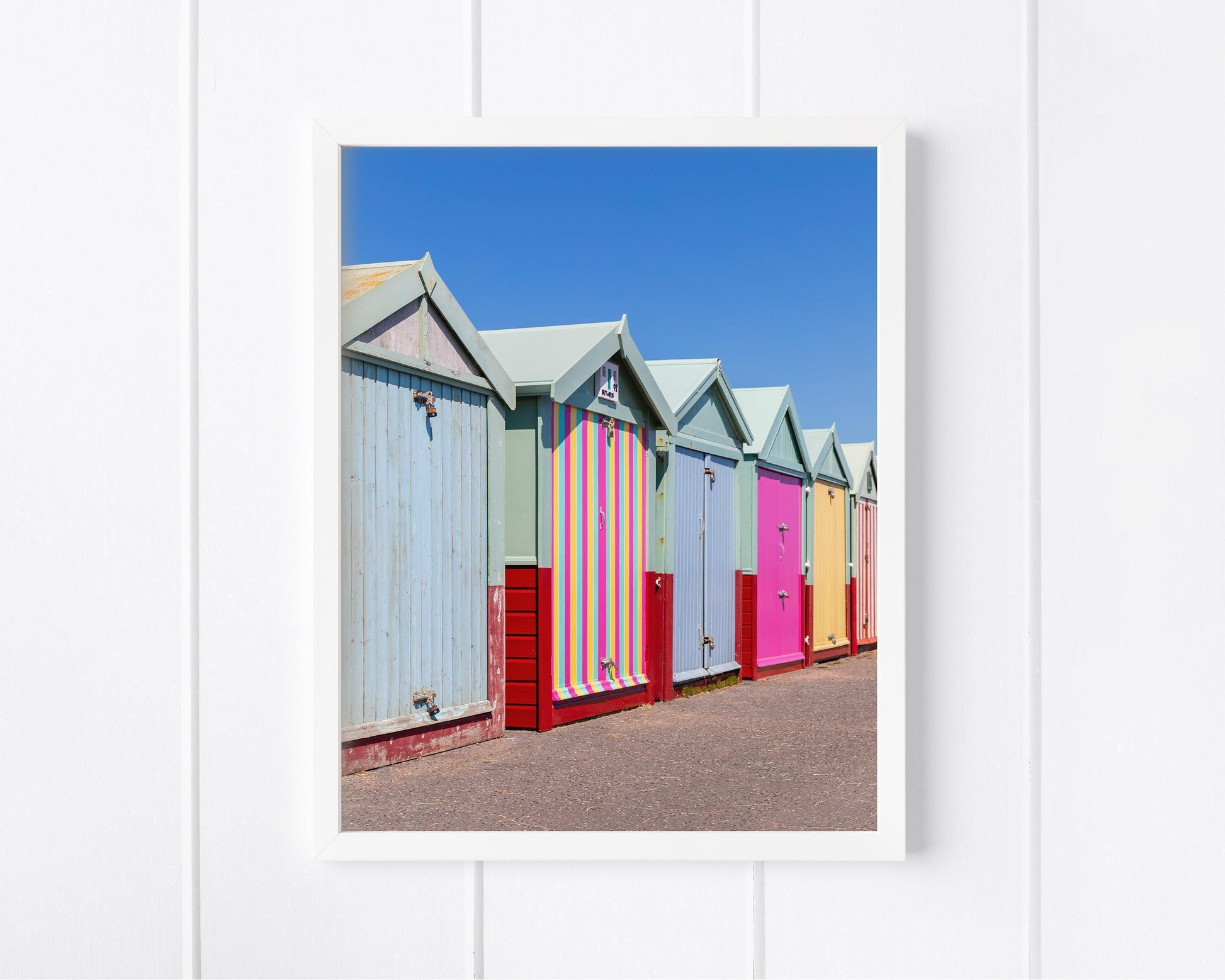 Colorful Beach Huts II | Beach Photography Print - Departures Print Shop