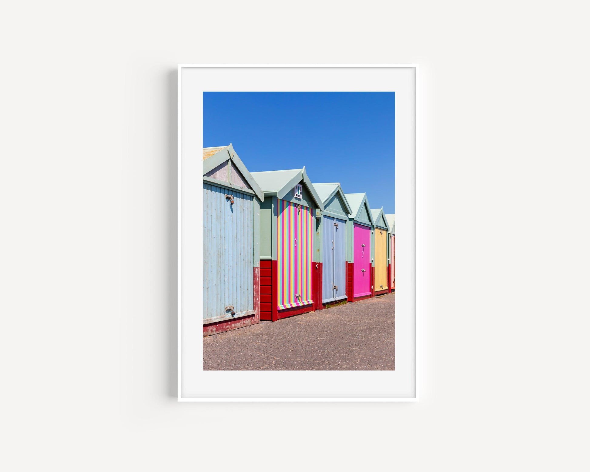 Colorful Beach Huts II | Beach Photography Print - Departures Print Shop