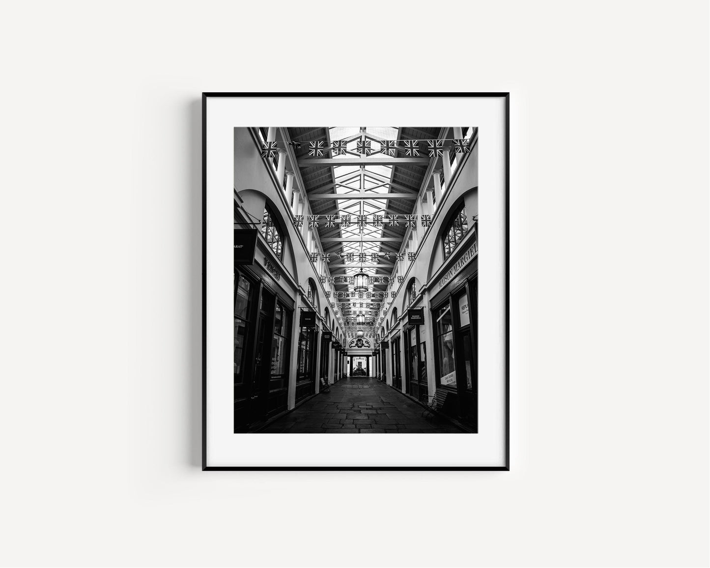 Black and White Covent Garden London Print