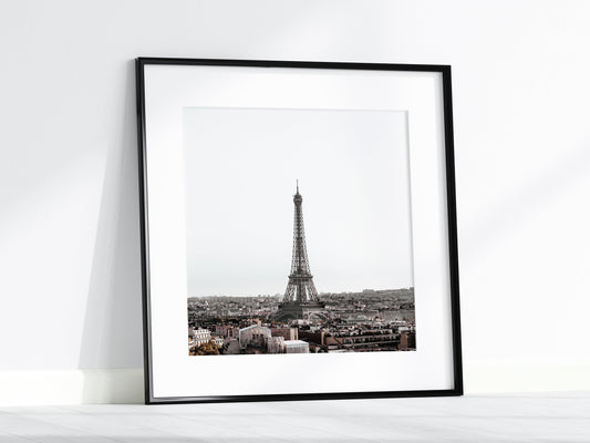 Eiffel Tower Square Photography Print | Paris Photography Print - Departures Print Shop