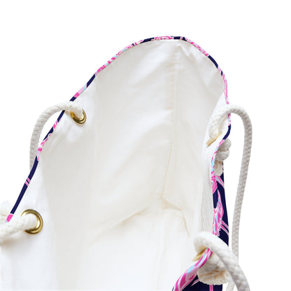Flamingle | Flamingo Print Beach Bag - Departures Print Shop