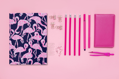 Flamingle | Flamingo Print Notebook - Departures Print Shop