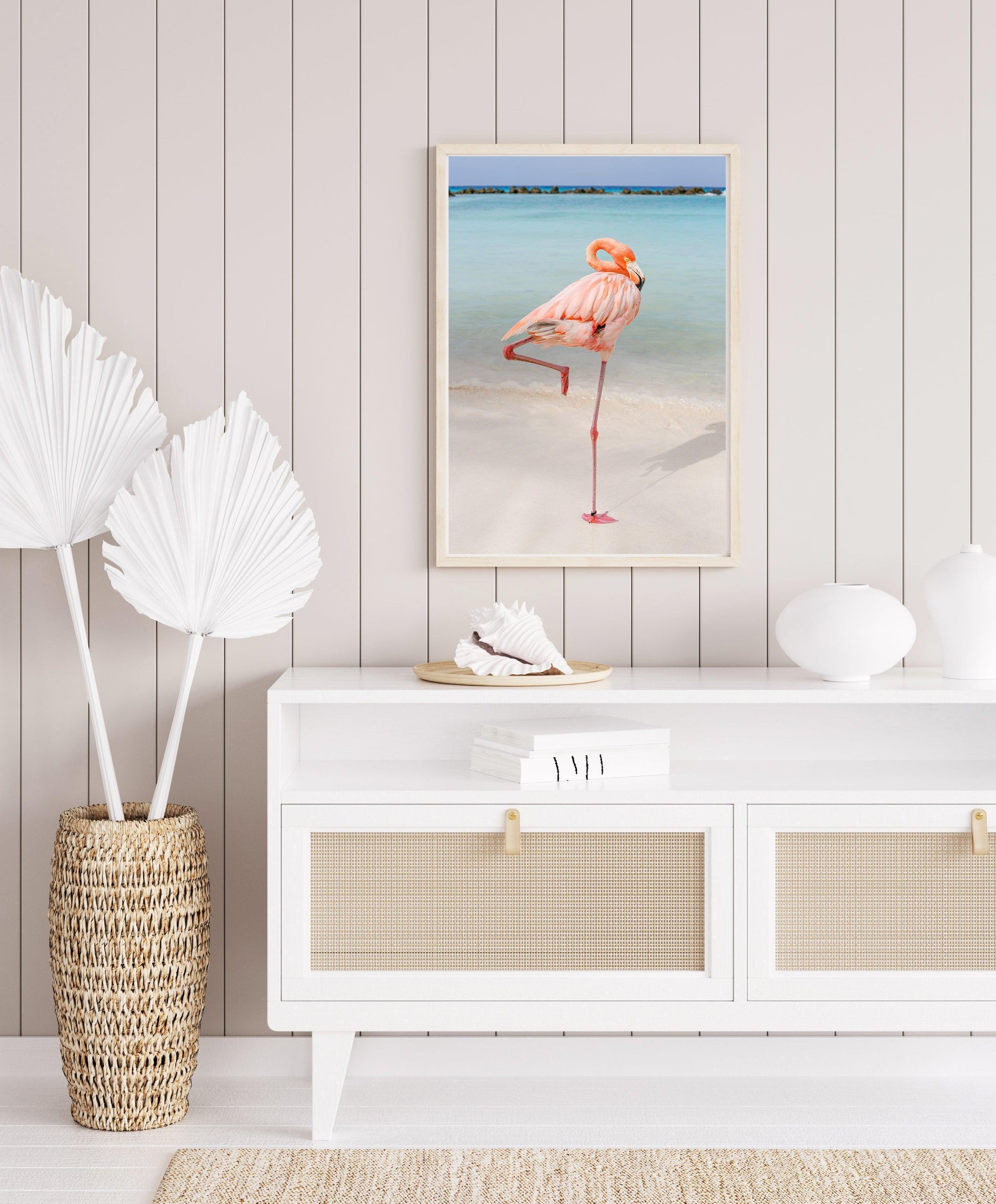 Flamingo Beach Aruba Print - Departures Print Shop